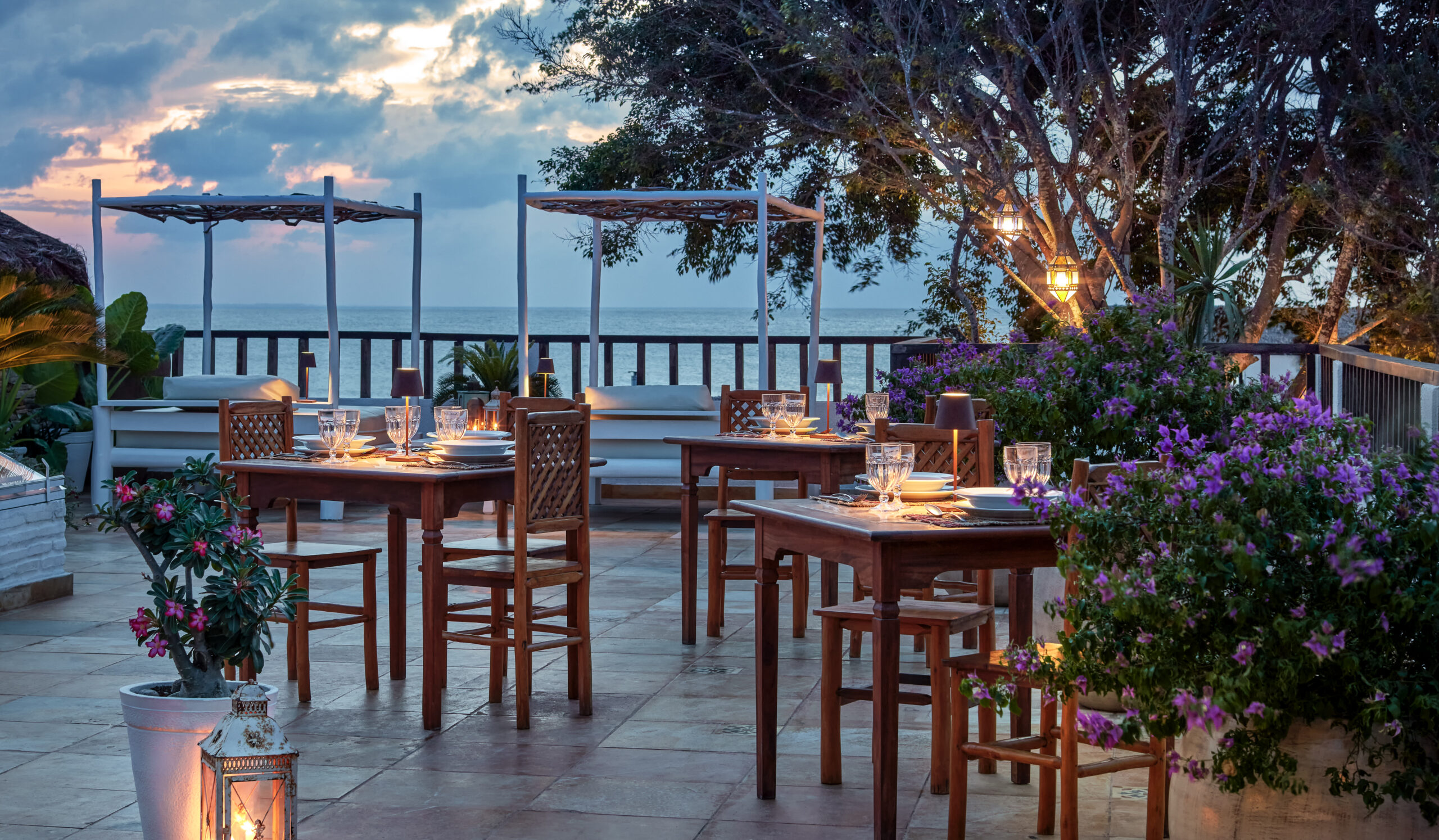 Restaurante Caravaggio Pousada Mona Lisa vista mar