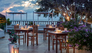 Restaurante Caravaggio Pousada Mona Lisa vista mar